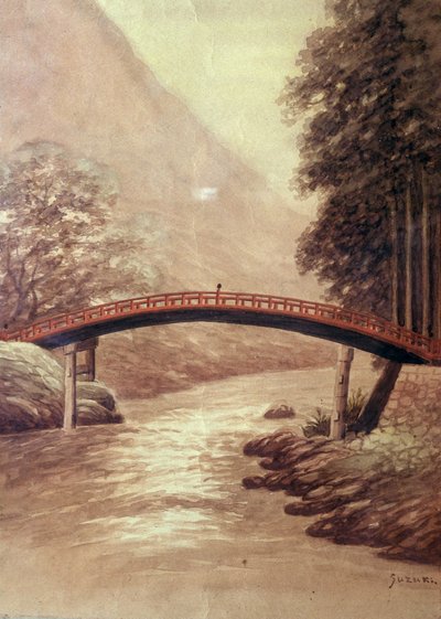 Il ponte da Suzuki Harunobu