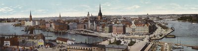 Stoccolma: Panorama da Katarinahissen (foto colorata) da Swedish Photographer