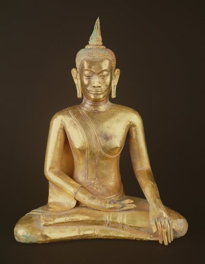 Buddha seduto in meditazione da Thai School