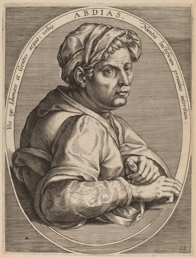 Abdia da Theodor Galle after Jan van der Straet