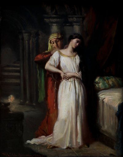 Desdemona si ritira nel suo letto da Théodore Chassériau