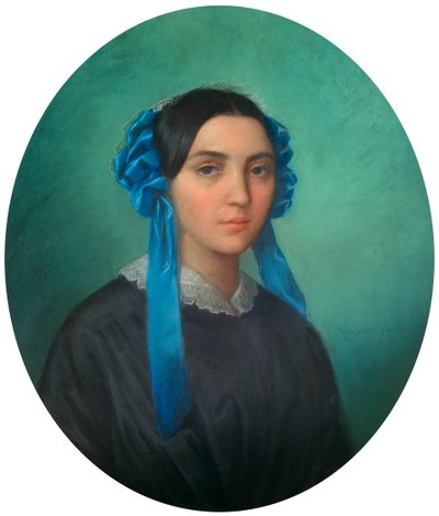 Ritratto di una giovane ragazza, 1843 da Theophile Gautier