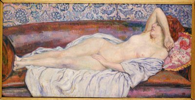 Nudo reclinato da Théo van Rysselberghe