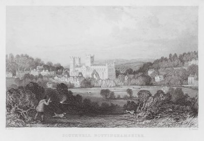 Southwell, Nottinghamshire (incisione) da Thomas (after) Allom