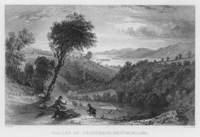 Valle di Troutbeck, Westmorland da Thomas (after) Allom