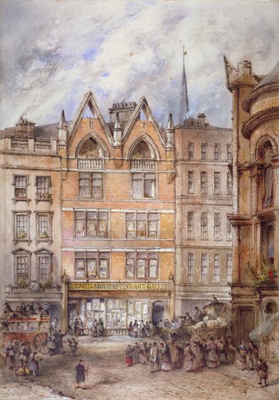 Gracechurch Street, Città di Londra, 1882 da Thomas Colman Dibdin