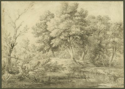 Paesaggio boscoso con ruscello da Thomas Gainsborough