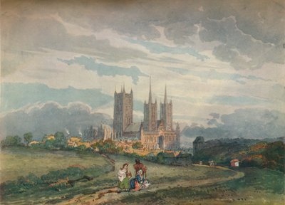 Cattedrale di Lincoln, c1795 da Thomas Girtin