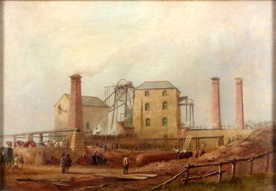 Hartley Colliery dopo il disastro, 1869 da Thomas H. Hair