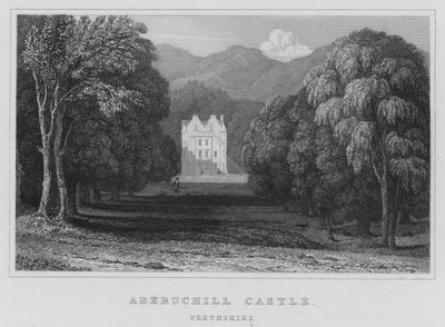 Castello di Aberuchill, Perthshire da Thomas Hosmer Shepherd