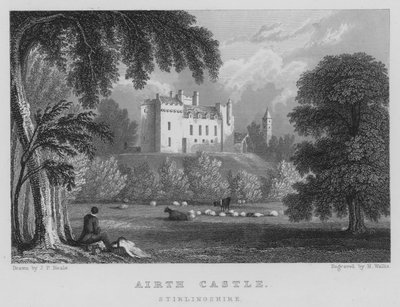 Airth Castle, Stirlingshire da Thomas Hosmer Shepherd