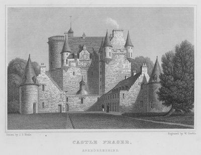 Castello Fraser, Aberdeenshire da Thomas Hosmer Shepherd