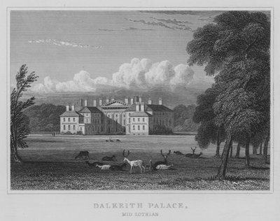 Dalkeith Palace, Mid Lothian da Thomas Hosmer Shepherd