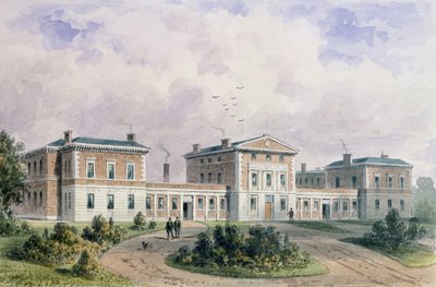 Ospedale della febbre, Liverpool Road, 1849 da Thomas Hosmer Shepherd