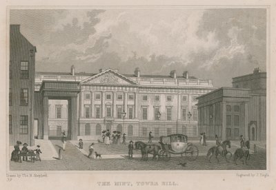 La Zecca Reale, Tower Hill, Londra da Thomas Hosmer Shepherd