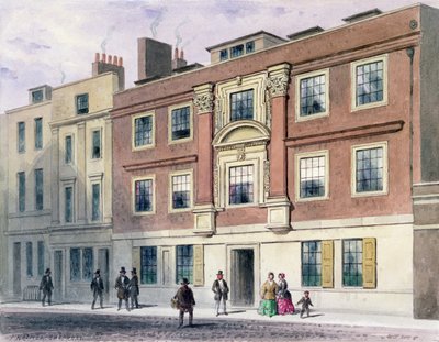 Winchester Street, 1850 da Thomas Hosmer Shepherd