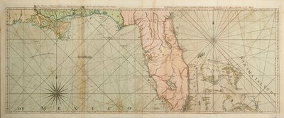 Mappa della Florida da Thomas Jefferys