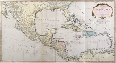 Le Isole delle Indie Occidentali, 1794-1801 da Thomas Jefferys