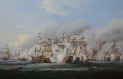 Battaglia di Trafalgar da Thomas Luny