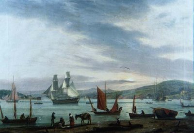 Scarico del pescato da Thomas Luny