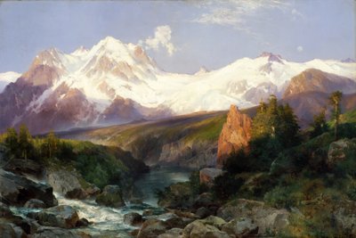 La catena del Teton da Thomas Moran