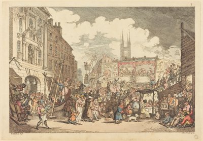 Fiera di San Bartolomeo da Thomas Rowlandson