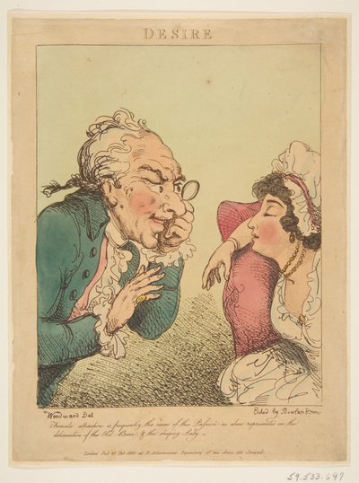 Desiderio, 21 febbraio 1800 da Thomas Rowlandson