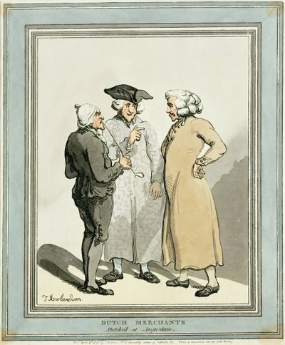 Mercanti olandesi da Thomas Rowlandson