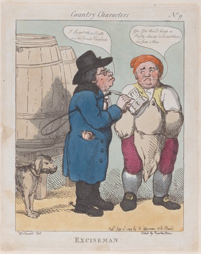 Esattore delle tasse da Thomas Rowlandson