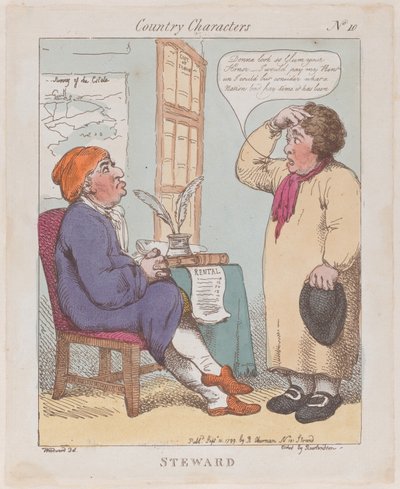 Steward, 10 settembre 1799 da Thomas Rowlandson