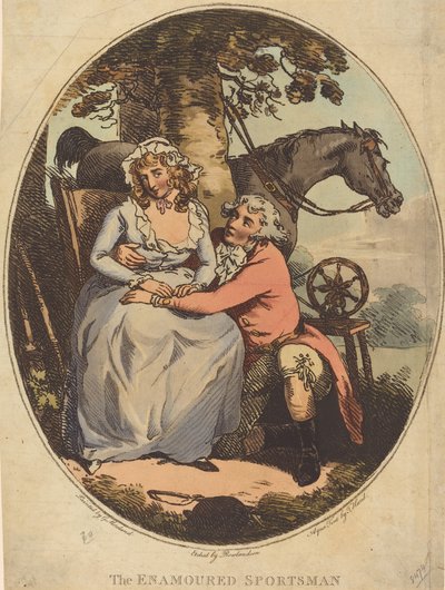 Lo sportivo innamorato da Thomas Rowlandson