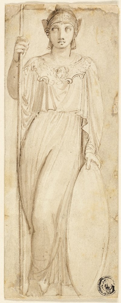 Athena, o Britannia identificata come Athena da Thomas Stothard