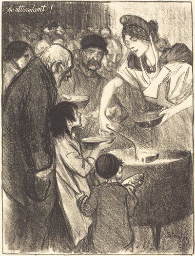 Aspettando, 1895 da Théophile Alexandre Steinlen