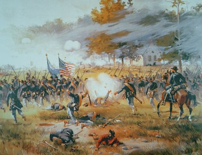 La battaglia di Antietam da Thure de Thulstrup