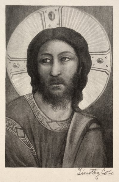 Vecchi maestri italiani: Testa di Cristo, 1888-1892 da Timothy Cole