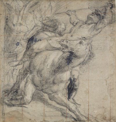 Cavaliere e Cavallo che Cadono da Titian