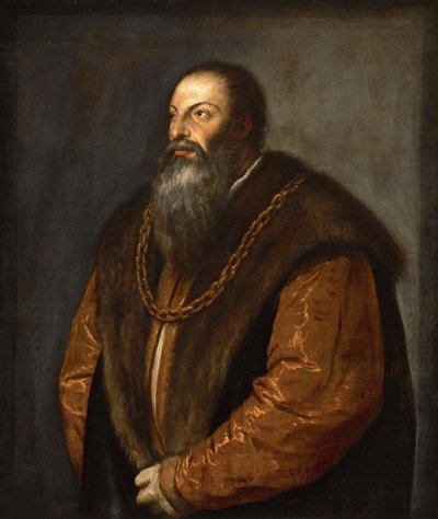 Ritratto di Pietro Aretino, ca 1537 da Tiziano Vecelli