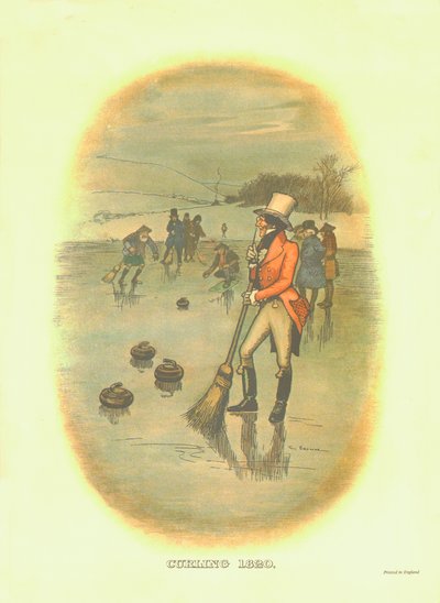 Curling, 1820, c1910 da Tom Browne