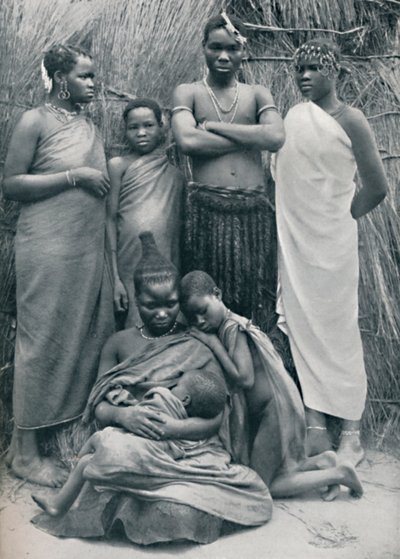 Un gruppo familiare Zulu, 1912 da Unbekannt