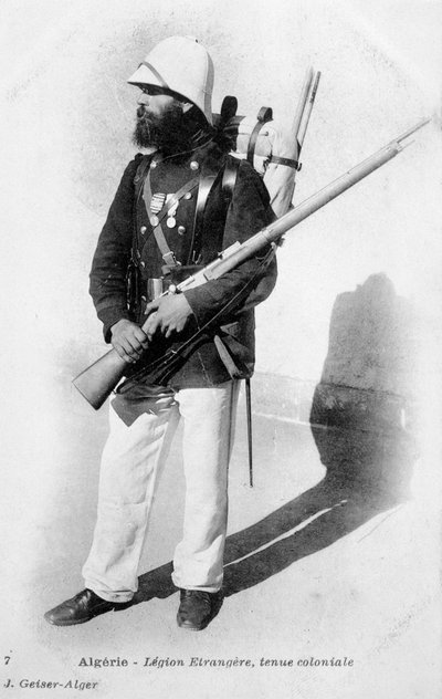 Un legionario, Algeria, c1910 da Unbekannt