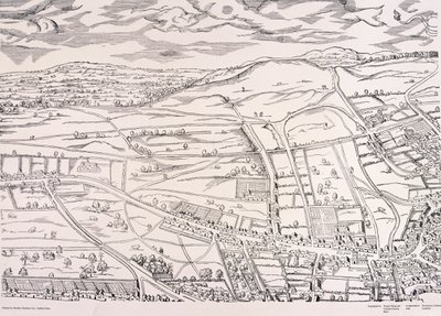 Mappa di Agas di Londra da Unbekannt