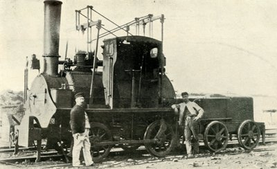 Una prima locomotiva da miniera, c1930 da Unbekannt