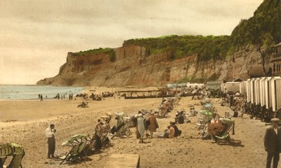 Spiaggia e scogliere di Appley, Shanklin, I.W., 1933 da Unbekannt