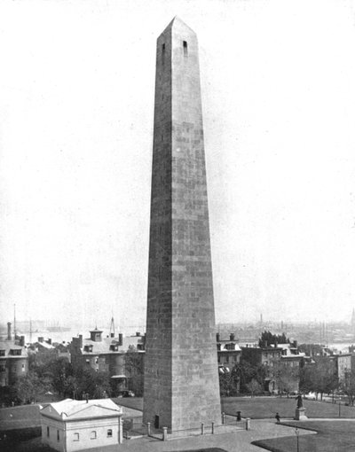 Monumento di Bunker Hill, Charlestown, Massachusetts, USA, c. 1900 da Unbekannt