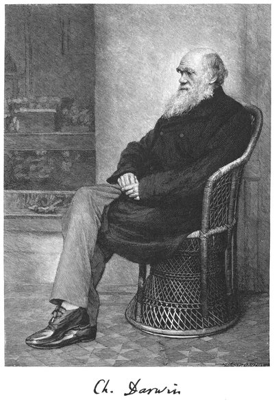 Charles Darwin, naturalista inglese, 1883 da Unbekannt