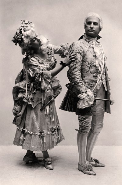 Clara Dow e Henry Lytton in Iolanthe, 1907 da Unbekannt