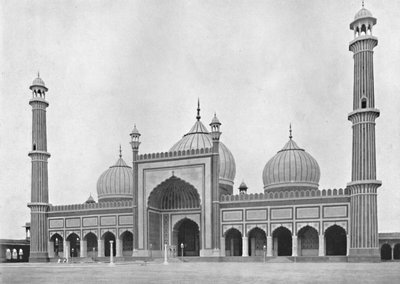 Delhi. La Jumma Musjid, c1910 da Unbekannt