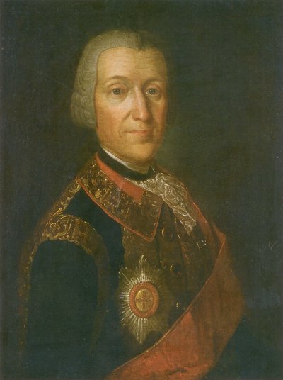 Fedor Golitsyn (1700-1759), Generalmajor da Unbekannt