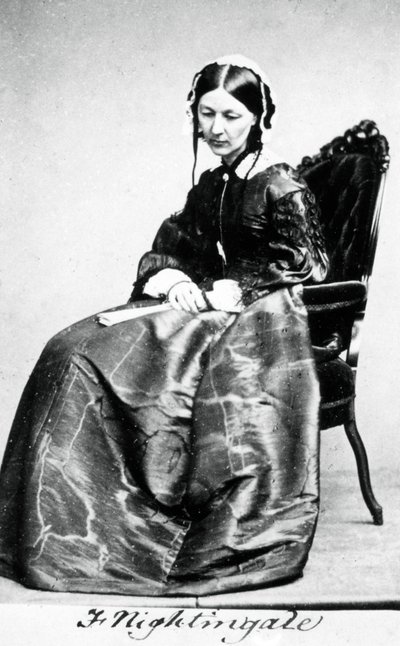 Florence Nightingale, 1854 da Unbekannt