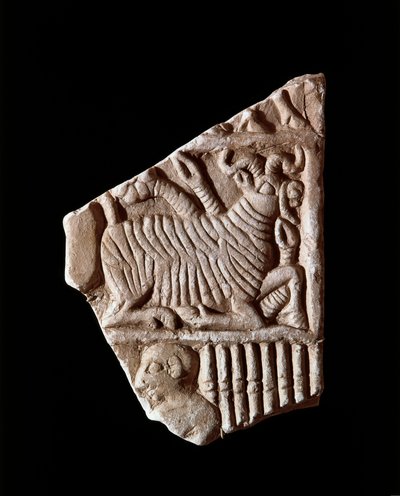 Frammento di un bassorilievo, 2500 a.C. da Unbekannt